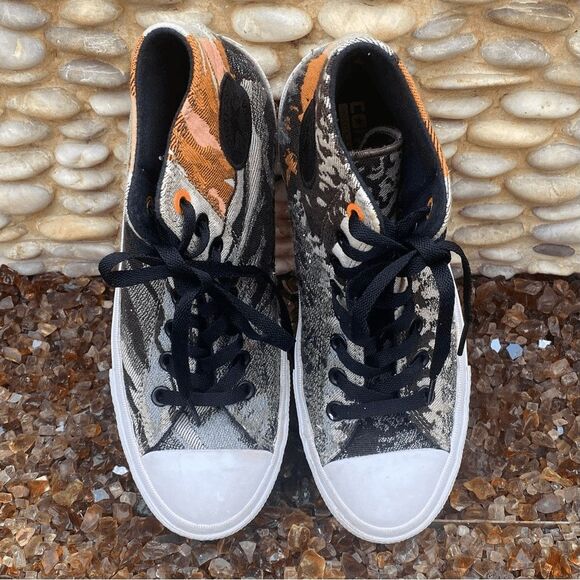 Converse Chuck Taylor II All Star Hi-Top Sneakers Women's 9/Men's 7 Camo Sun - Picture 9 of 13